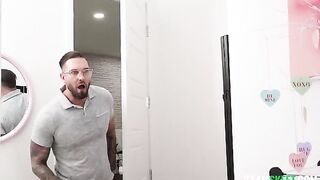 A guy can escape from bed only with the help of his tongue
