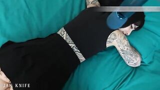 The best commercial for a vibrator ever with a hot tattoo girl