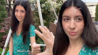 A little dirt on my face is enough for this cumhungry slut