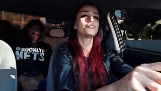 Speeding punishment: a hot girl gets fucked in the car
