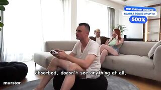 If you talk, your stepmom will cum in your mouth