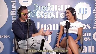 Natalia Garcia asks for a burger and delivers an intense oral performance in this steamy podcast clip