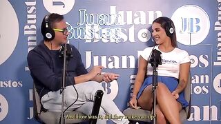 Natalia Garcia asks for a burger and delivers an intense oral performance in this steamy podcast clip