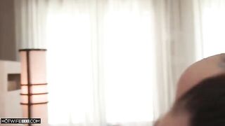 Girl caresses her boobs and cums just before the orgasm, showcasing stunning visuals