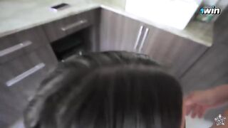 You finish with her without interruption, a steamy scene featuring the juicy ass of a Latina beauty