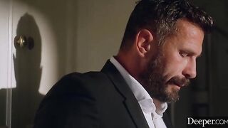 Morgan goes to great lengths to satisfy her boss Manuel in a steamy encounter