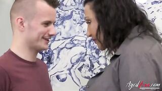 Old and young hardcore action with Nicole DuPapillon and Sam Bourne