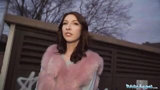 Public agent fucked Chanel Kiss, a stunning Czech model, for cash