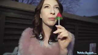 Public agent fucked Chanel Kiss, a stunning Czech model, for cash