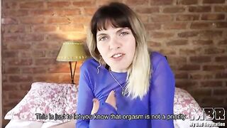 Female orgasm tutorial with penetration and creamy finishing touch
