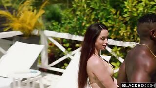 Great combination of sex with two dark-skinned guys with big cocks