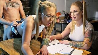 The teacher gave herself a good portion for good grades