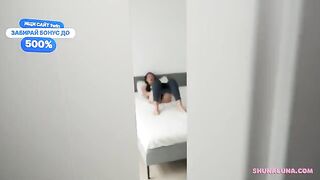 One cock, but lots of fun with a brunette babe riding hard