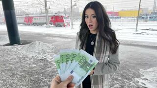 Now the girl will fulfill any desire for a sum of money