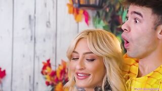 The holiday is not a barrier for having sex with four beauties