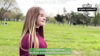 You should enjoy the weakness and help your girlfriend to have sex