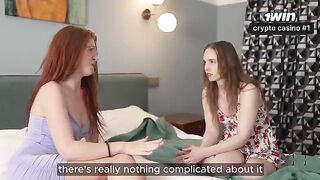 The girlfriends are not averse to having fun with a friend in a threesome