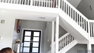 The hero is looking for a G-spot and fucks two girls in an intense threesome