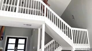 The hero is looking for a G-spot and fucks two girls in an intense threesome