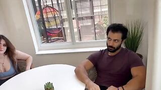 I massaged my stepdad and he stroked my wet pussy