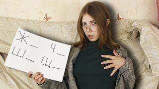 Hypnosis with boobs, learning rules has never been so easy. A young student got herself a unique tutor