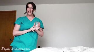 A girl got a face full of cum - just as she wanted it