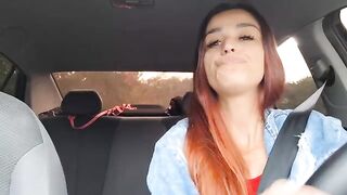 The girl knew the stop signal was forced by the Uber driver