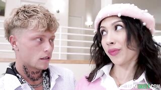 Tenderness can be equated with sex, as this hot brunette believes