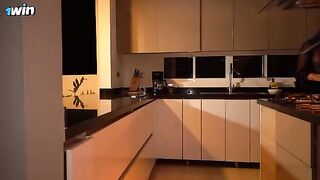 The burglar aimed for safe, but got the housewife's tight pussy