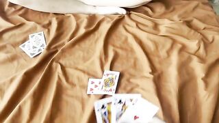 I lost a card game, so I had to engage in intimate acts until morning