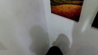 An ass-loving guy seduced a girl and fucked her on the toilet