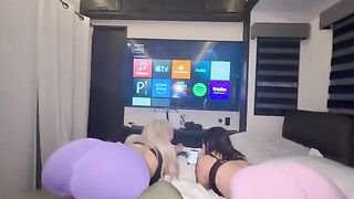 A prank ended up in unexpected hot threesome action