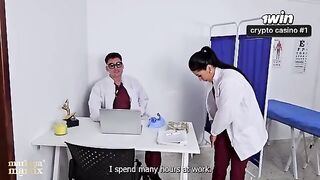A gynecologist checks on a patient and things get hot