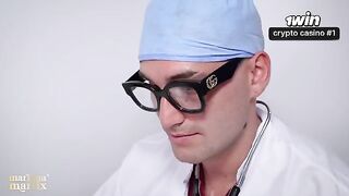 A gynecologist checks on a patient and things get hot