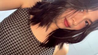 A beautiful Filipina girl is ready to get completely naked