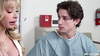A stunning blonde even dared to do something unprecedented in the hospital