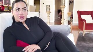 Latina stepmom’s hard nipples captured in a steamy, forbidden encounter