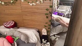 Girl took his cock in both hands as if it was treasure
