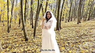 A white dress can be removed, but the cock is taken now