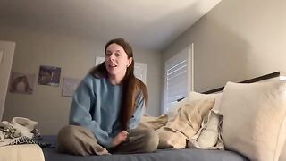 Her panties are already wet, and she's just getting started with her solo play
