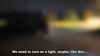A man fucking his wife with his friends in the car