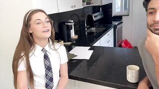 A step sister with a small scholarship but an endless appetite for passion