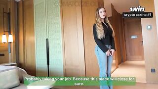 A hotel manager caught a guest in a compromising situation with his employee