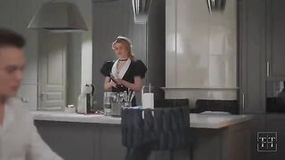 The boss is at home and in sexy panties, so what does it mean?