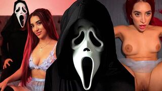 A horror movie with a hot Latina turns into great sex