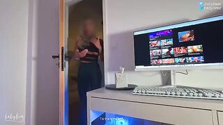 A girl is trying to do her best to please her stepbrother in every way