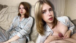 A girl with a great body fucks with her best friend in POV style