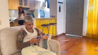 Hot mom teaches her stepson the secrets of passionate encounters in a steamy scene