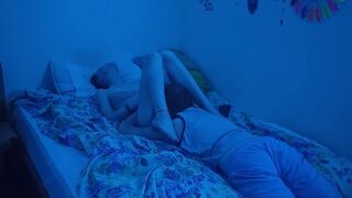 I remove the excitement from her, drop by drop, in a passionate bedroom scene