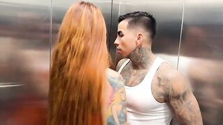 Busty Latina MILF Andrea Castro gets banged in the elevator